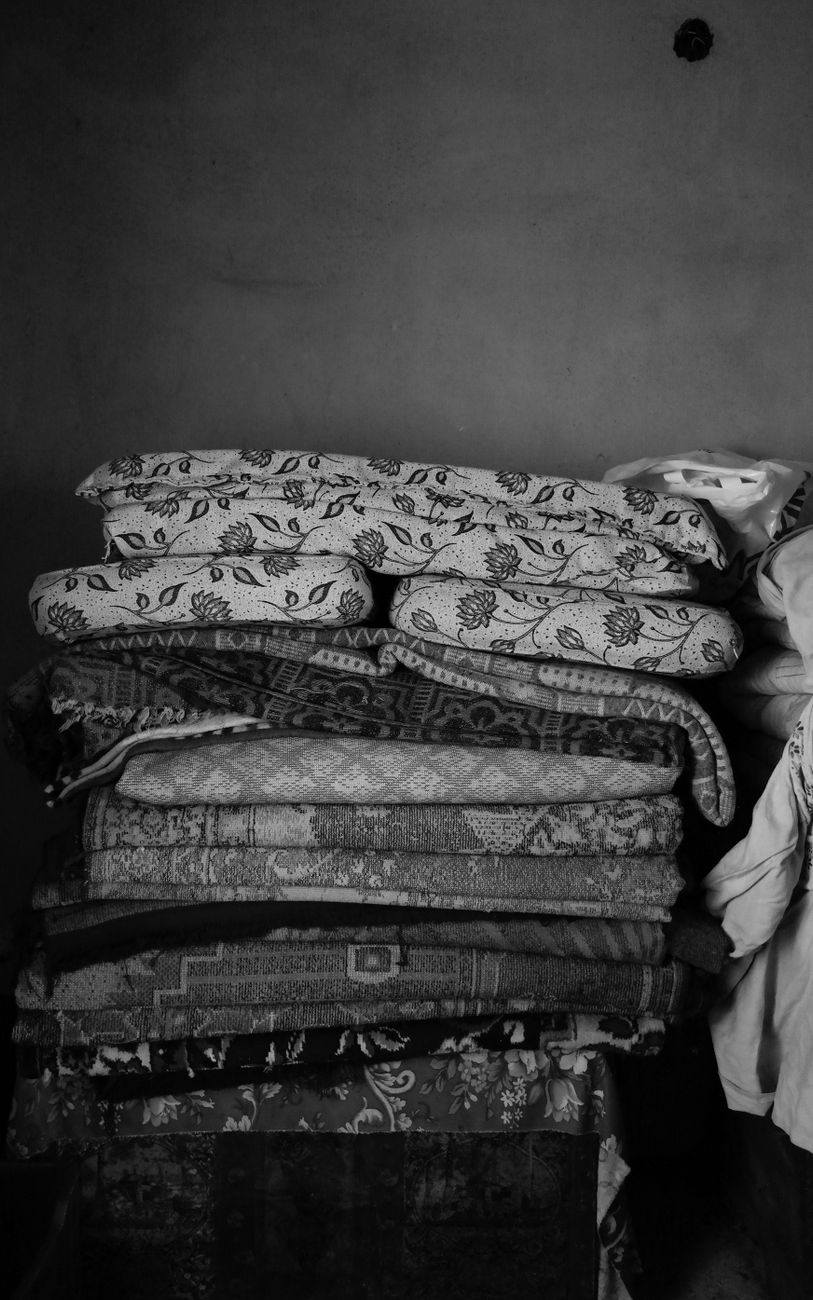 pile of bedding